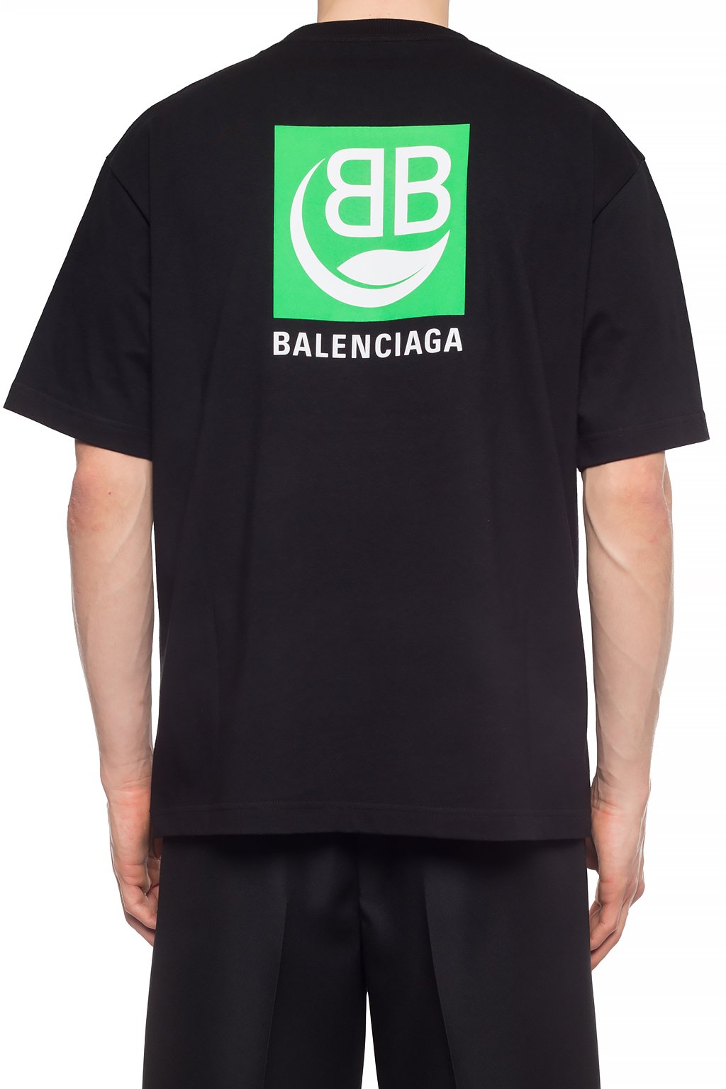 Balenciaga green discount logo